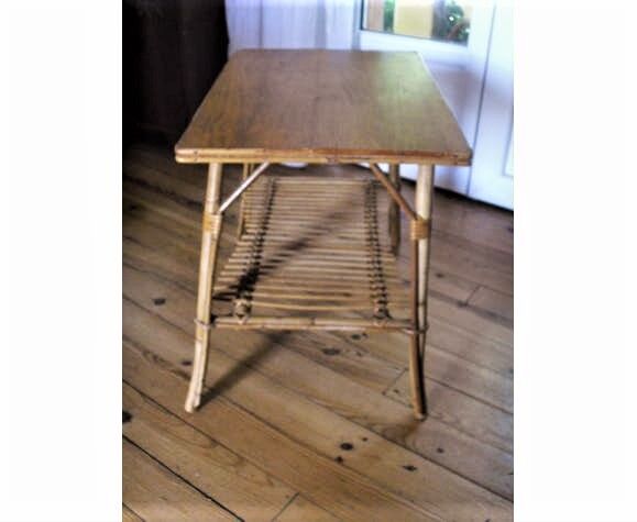 Rattan bedside