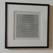 Tableau vintage Art Optique d'après Victor Vasarely