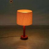 Vintage Danish design table lamp in teak Domus