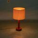 Lampe de table vintage design danois en teck Domus