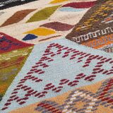 Berber kilim carpet of Taznakht