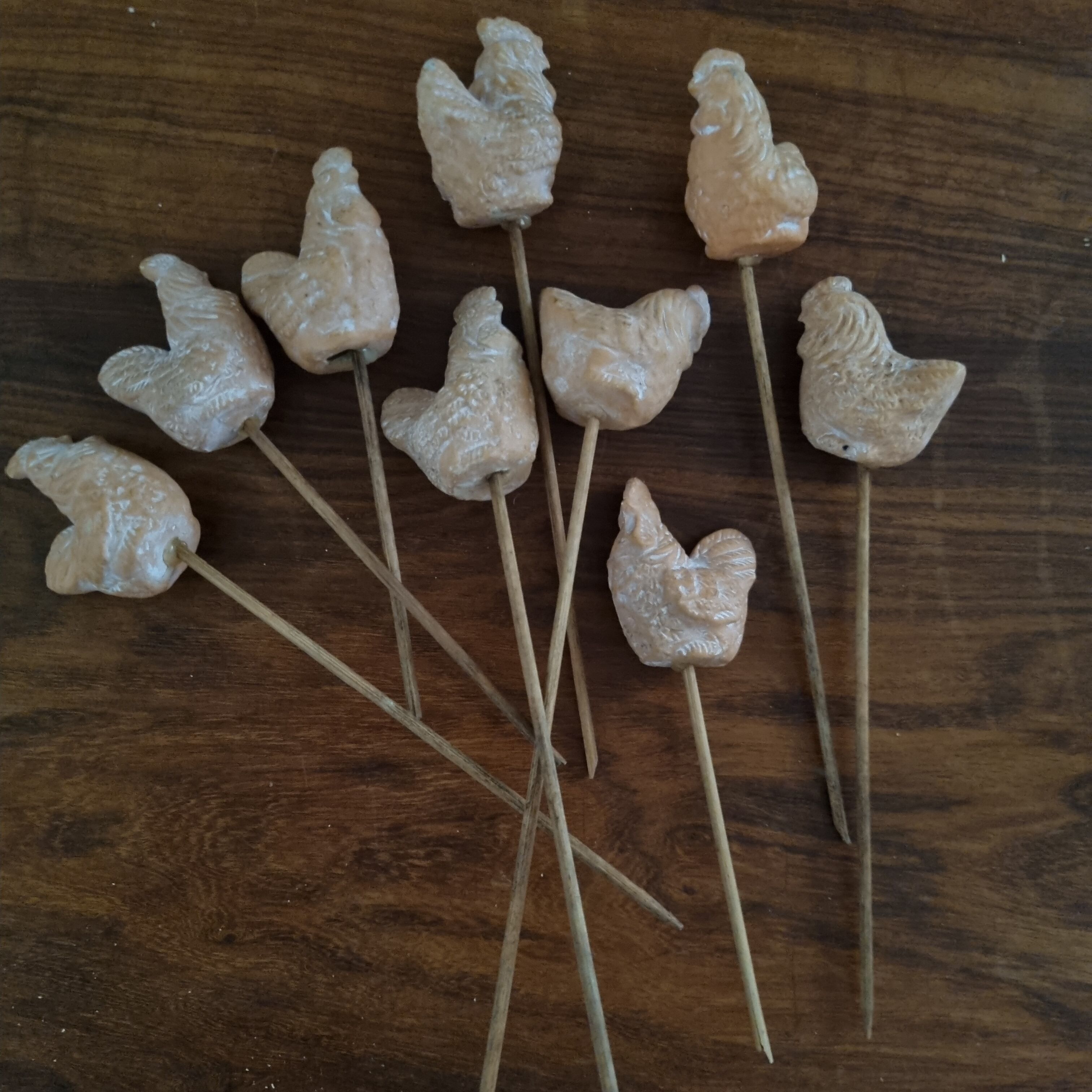 Terracotta garden decorations