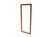 Scandinavian rosewood mirror, Sweden, 1960, 129cm x 50cm
