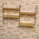 String  etagere  métal  1960  faux bois