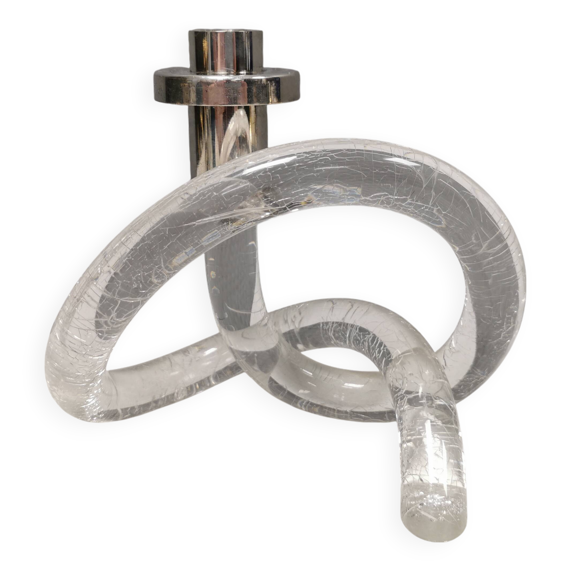 PRETZEL Candleholder by Dorothy Thorpe, 1950s.