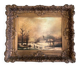 Peinture à l'huile d'un paysage
