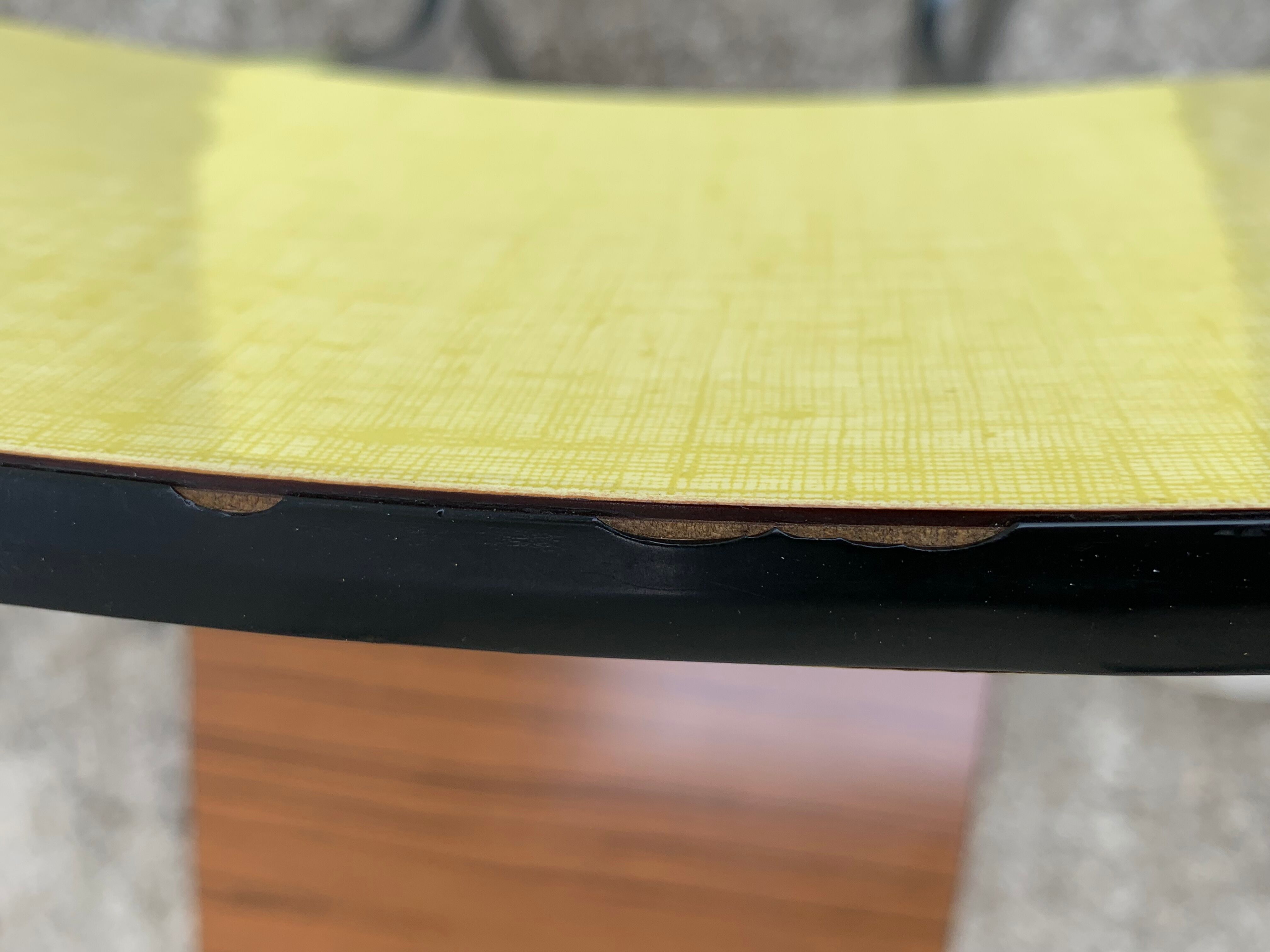 Mismatched Formica chairs