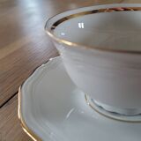 6 cups and saucers in Bavaria porcelain.