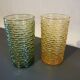 Vintage green anchor hocking soreno iced tea glass