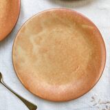 3 Small Vintage Stoneware Plates Vallauris