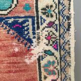 Vintage turkish oushak rug 150x87 cm carpet