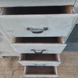 Parisian buffet, chippy paint effect