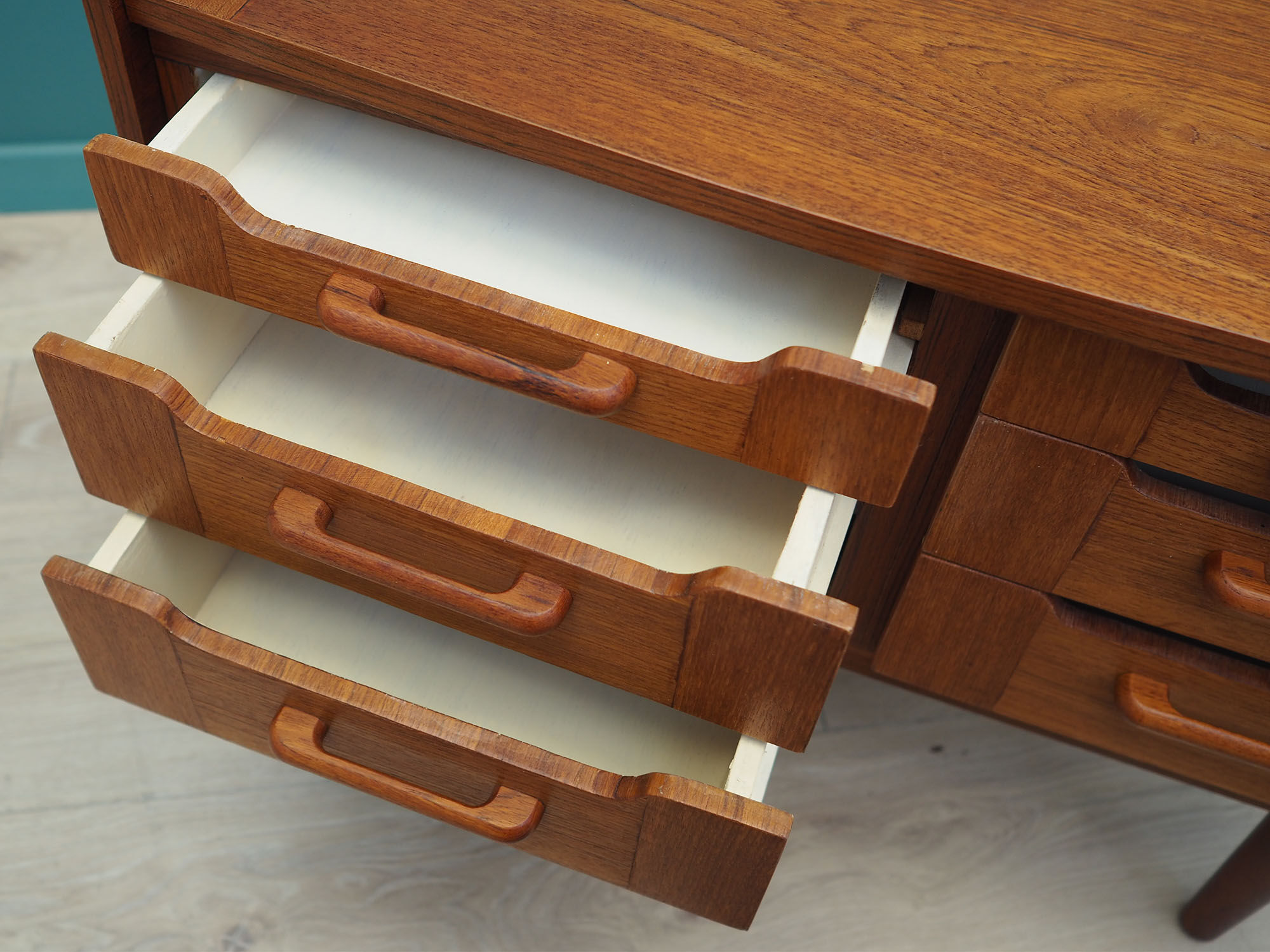 Teak chest of drawers, Danish design, 60s, made in Denmark