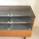 Store counter in oak and glass mid century showcase, 50 years