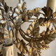 Florentine foliage applique from the 1960s.