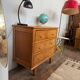 Vintage commode with diamond handles