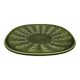 Beautiful large green dish from Danish Knabstrup 1950s