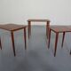 Danish Teak Nesting Tables, 1960s, Set of 3
