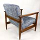Fauteuil bleu par Edmund Homa, années 1970