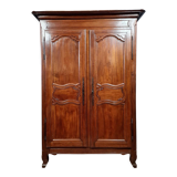 Louis XV period wardrobe in solid blond oak circa 1750
