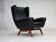 1960s, Danish design by Illum Wikkelsø, armchair, model 110, leather, teak.