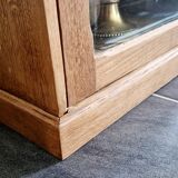 Oak display case from the early 20th century