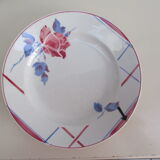 Assiettes anciennes Sarreguemines modèle Util