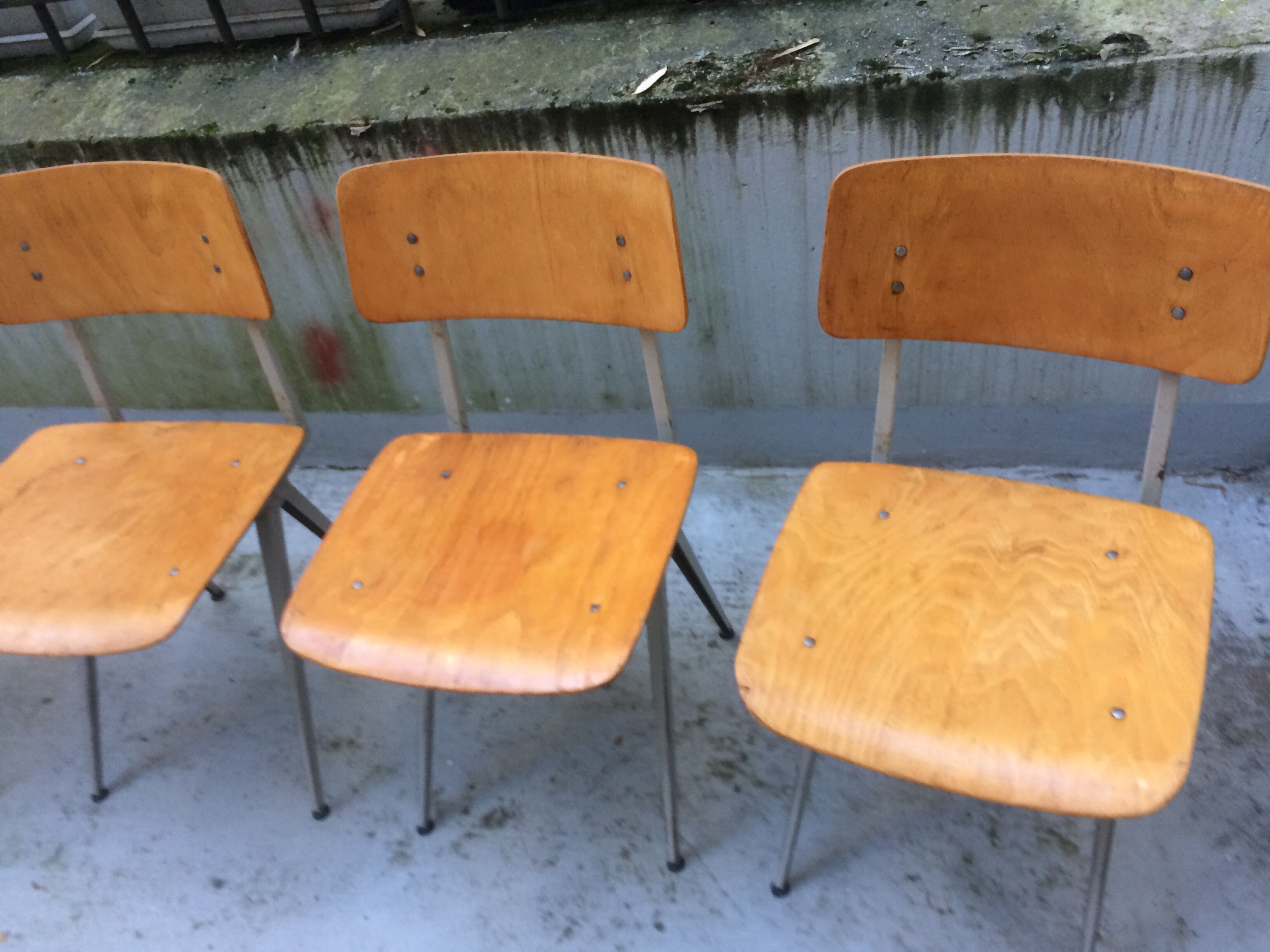 4 vintage Marko compass chairs