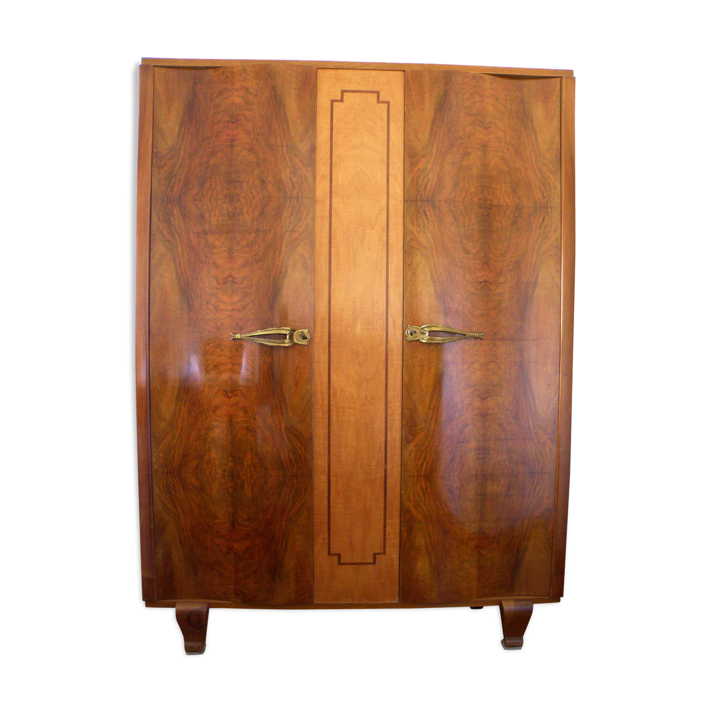 Cabinet style 1930 in walnut bramble wood