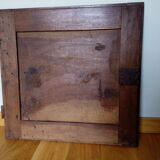 Old wooden door with lock