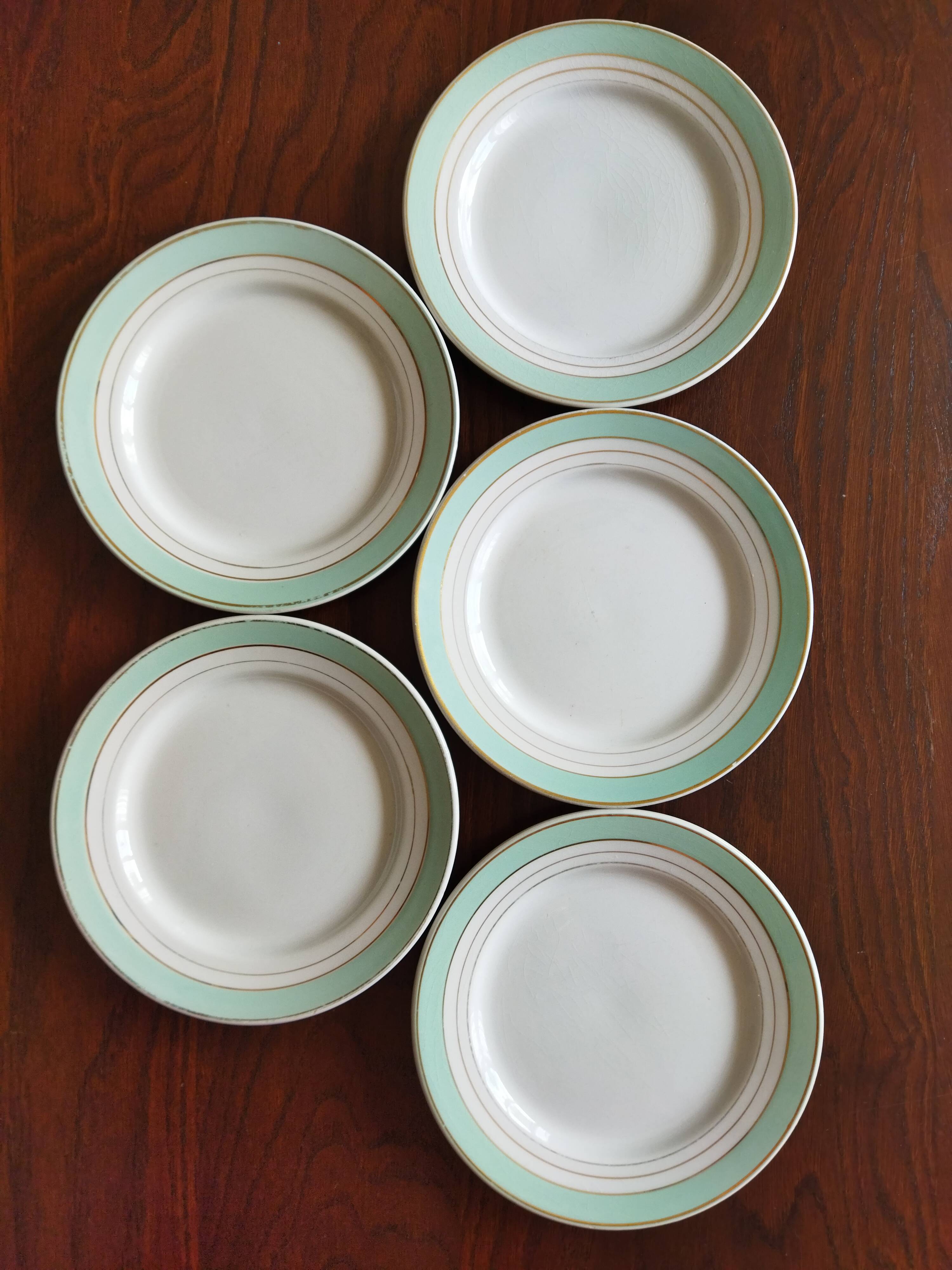 5 Lunéville dessert plates