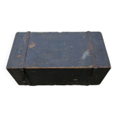 Vintage wooden travel trunk