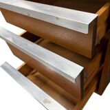 XL vintage wooden desk De Coene 'EFAC M20 Cotribel'