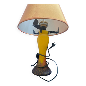Lampe pâte de verre