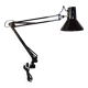 Black articulated architect lamp Mathias SA, industrial style – 1980s