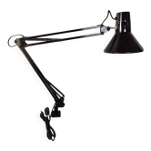 Black articulated architect lamp Mathias SA, industrial style – 1980s