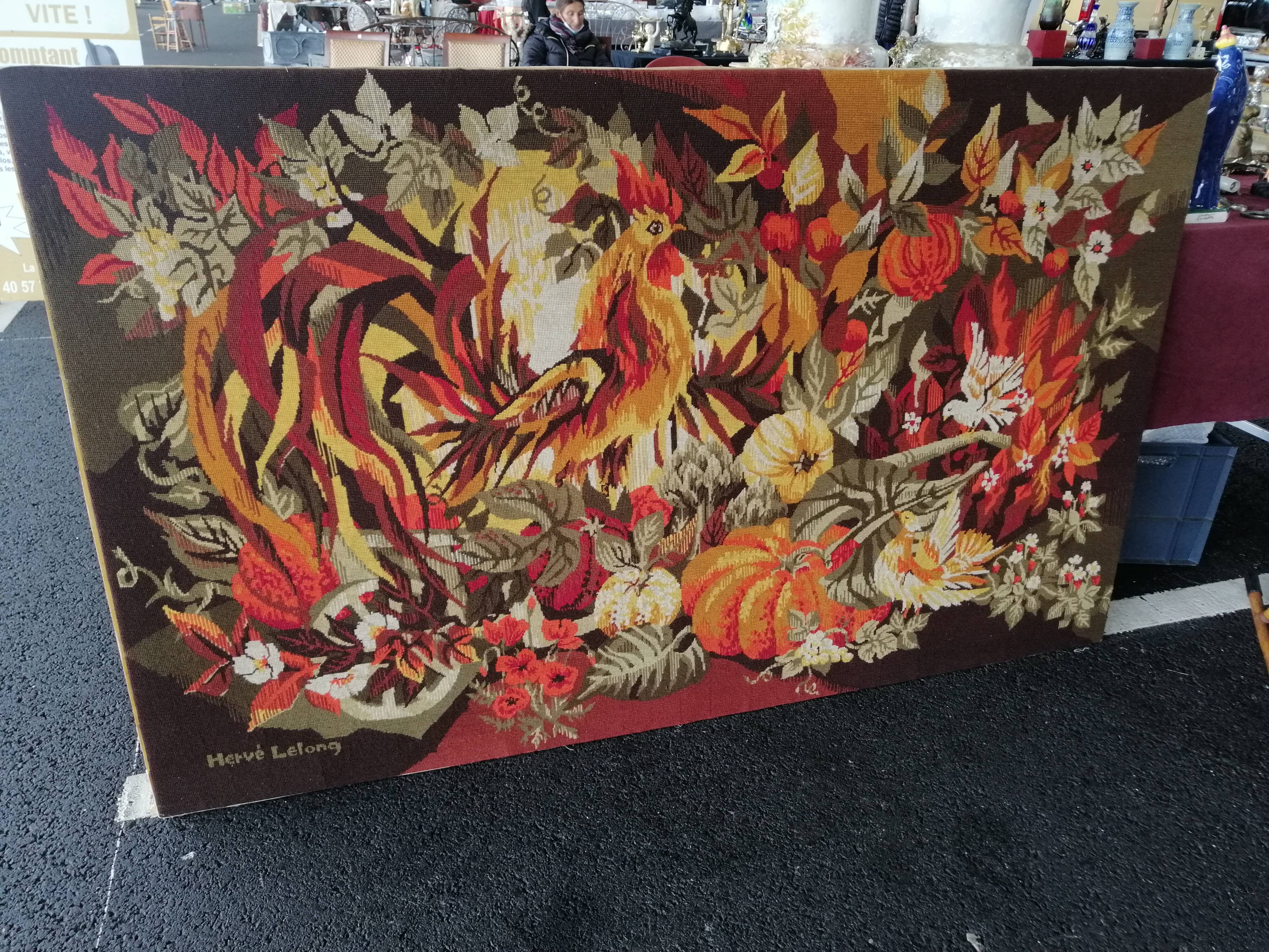 Tapestry by hervé Lelong 1950