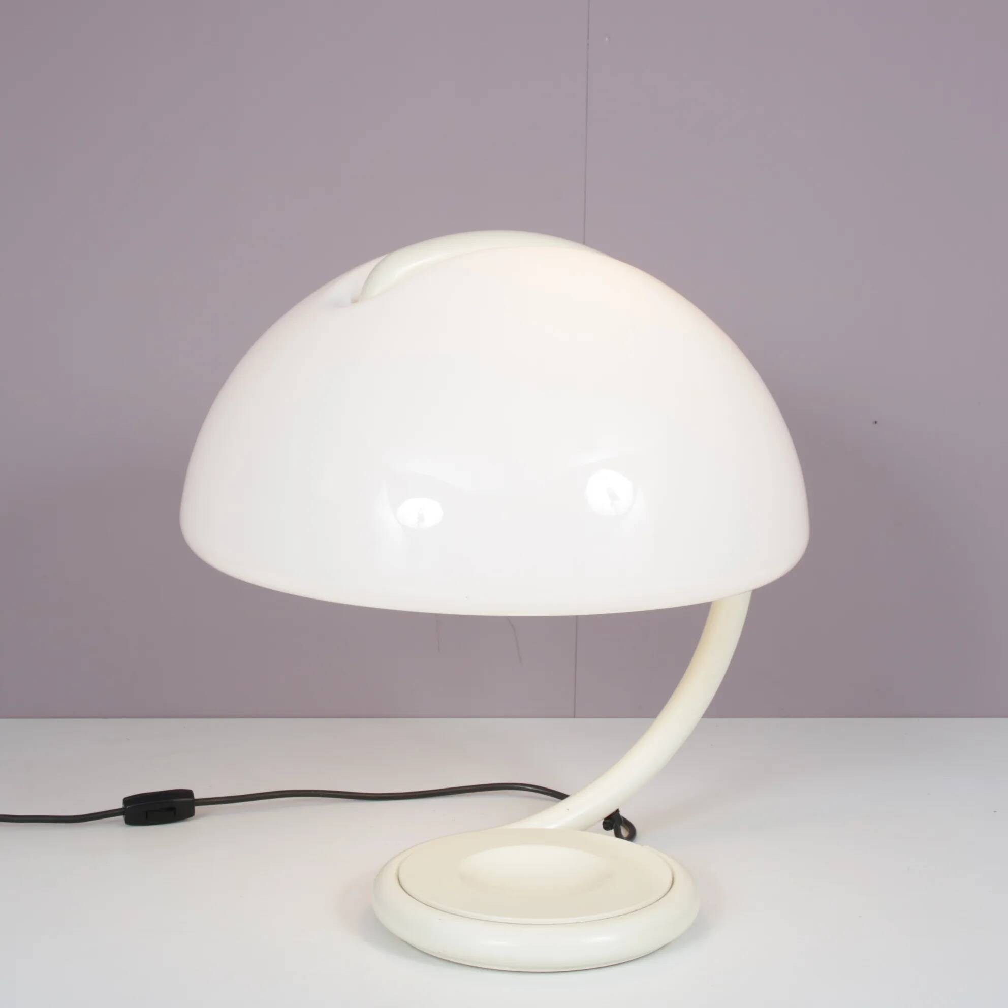 Lampe de table "Serpente" des années 1970 par Elio Martinelli pour Martinelli, Italie