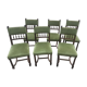 Lot de 6 chaises Henri II