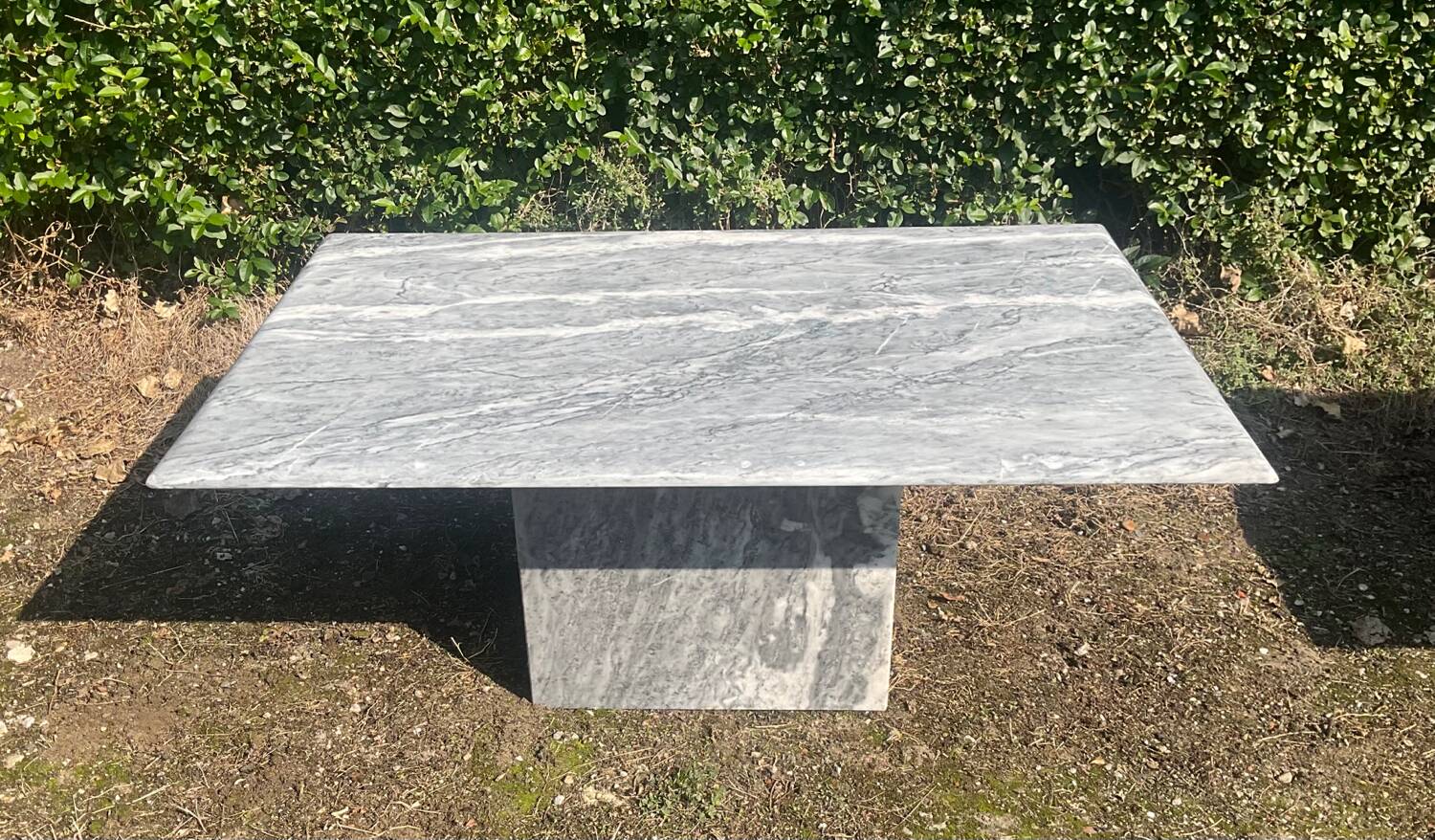 Vintage 70s marble coffee table