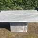 Vintage 70s marble coffee table