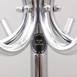 Piccolo chrome metal coat rack from rormekano 1980 Sweden