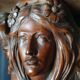 Paire d’étagères de mur d’art nouveau en bois