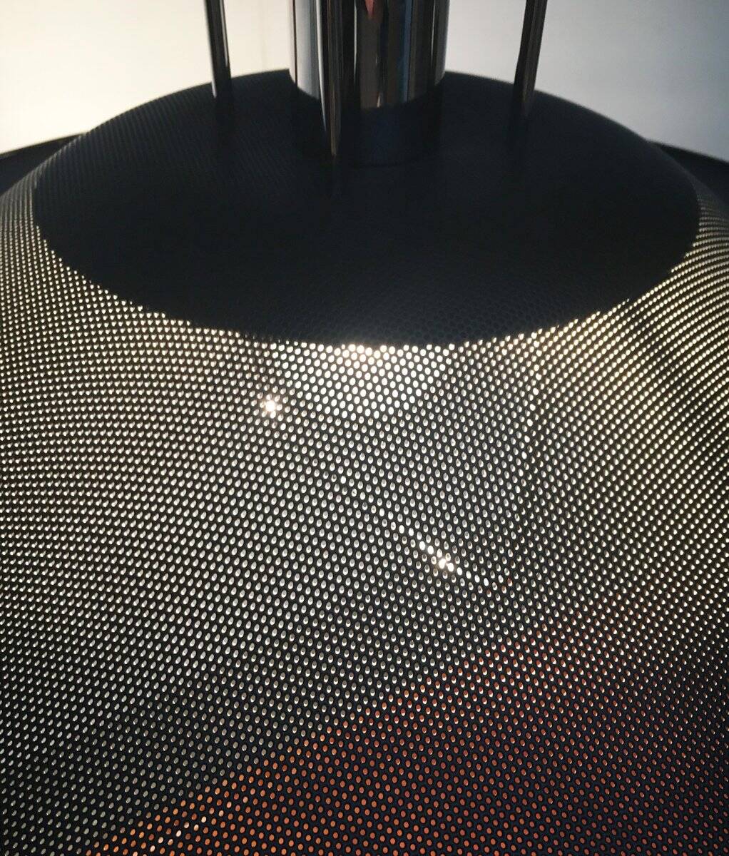 Vintage German Postmodern Metal Pendant Lamp from Cosack