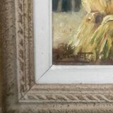 Oil on old canvas André Franchet