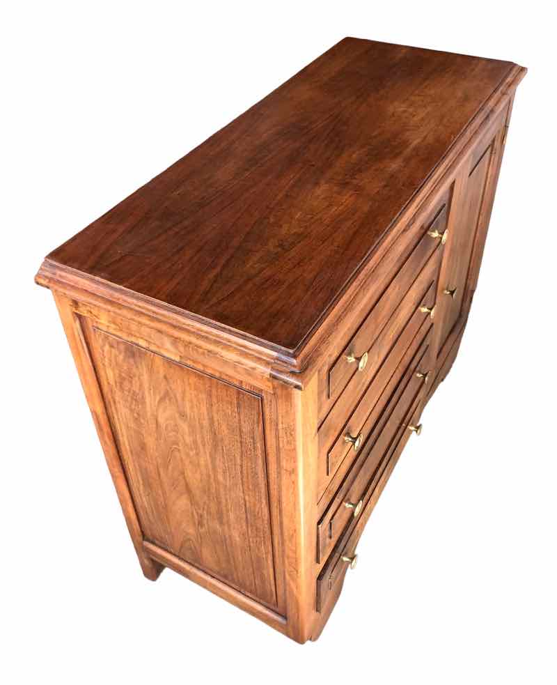 Commode tiroirs et placard années 50