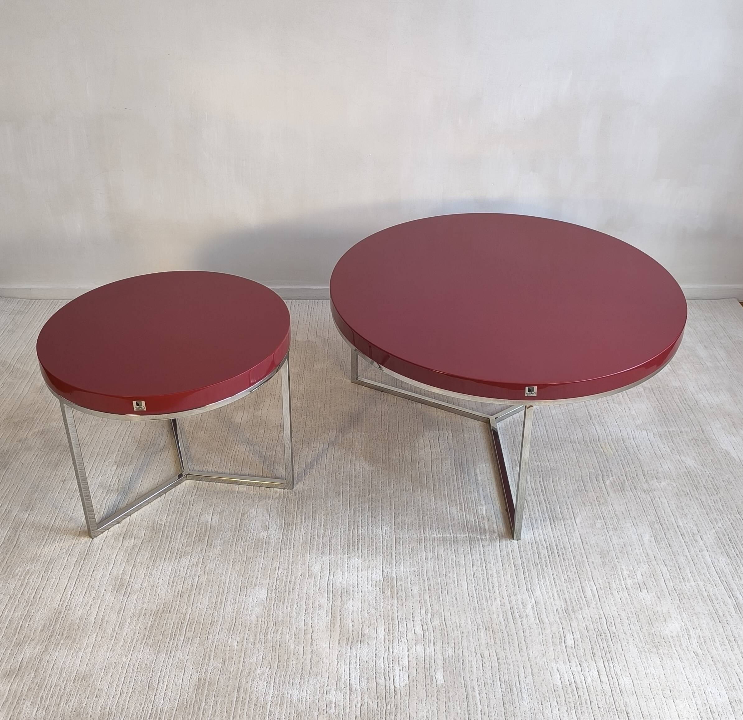 Magnificent “satellite” coffee tables by marais international