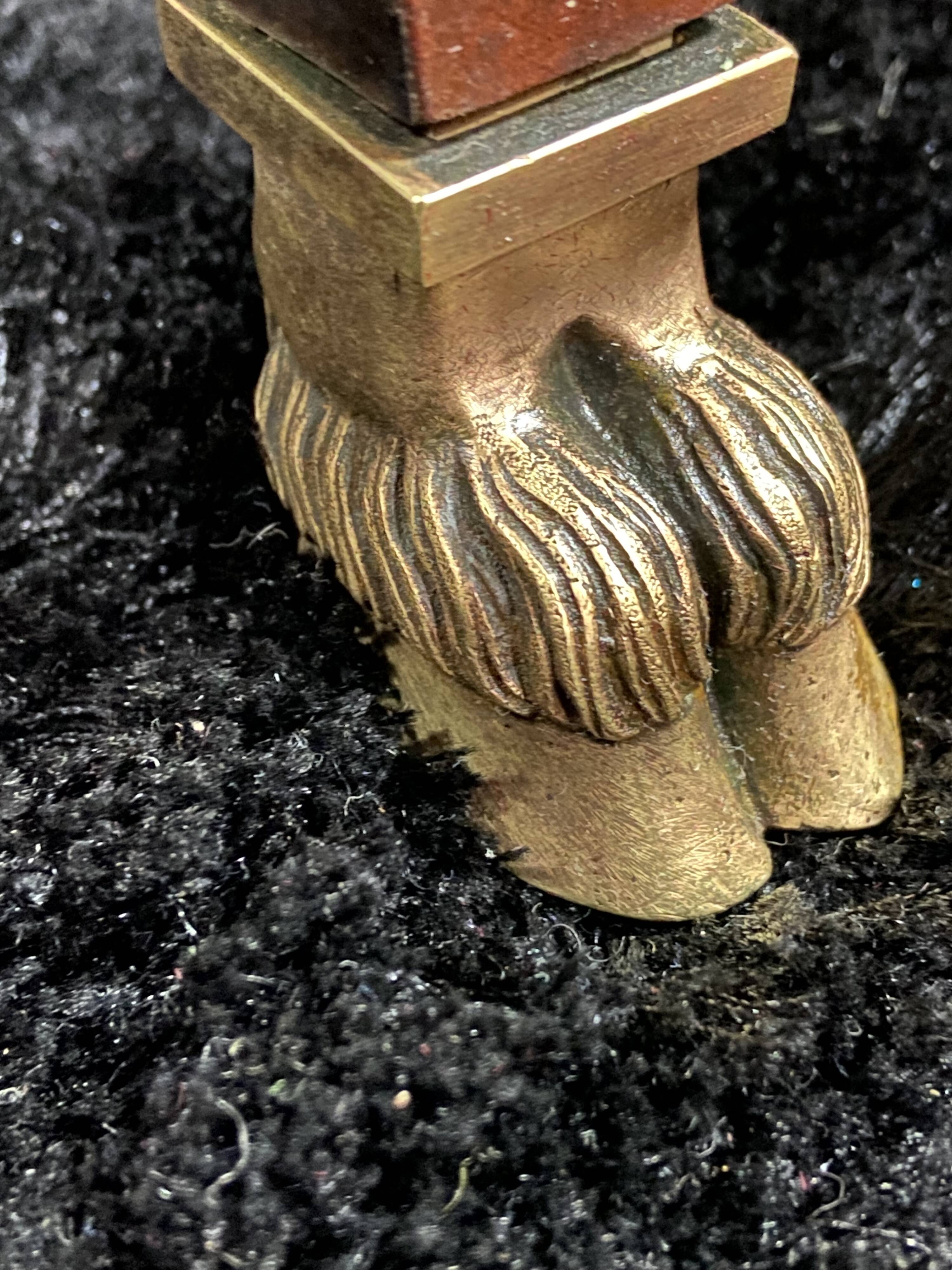 Louis-Philippe period mahogany writing desk with candlestick, 19th century