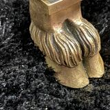 Louis-Philippe period mahogany writing desk with candlestick, 19th century