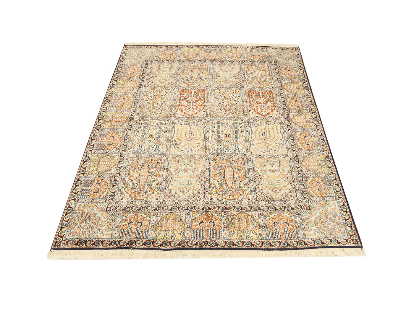 1960s cashmere carpet, 153 x 216